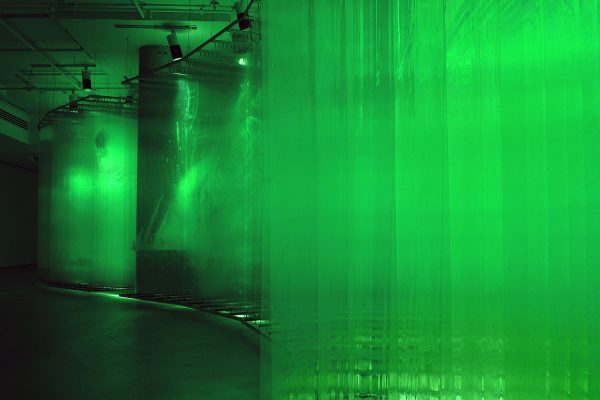 Stratachrome Green by David Spriggs at Galerie de l'UQAM Montreal