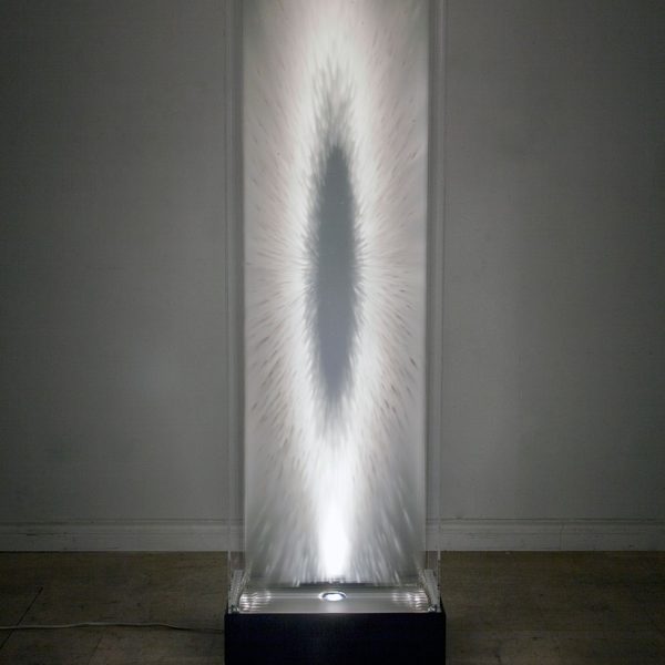 Title: Origins,Artist: David Spriggs,Location: Collection Pierre Miron, Montrea,lDate: 2018,Size: Each artwork 53 x 186 x 28 cm / 21 x 73 x 11 inches,Materials: Painted layered transparencies in display case